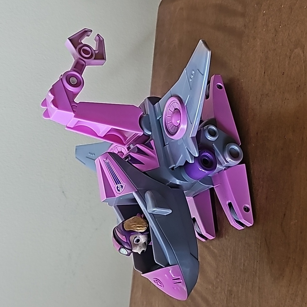 Paw Patrol Pink and Gray Transforming Vehicle of Stella